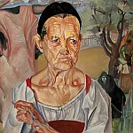 The old woman-thrush, Boris Grigoriev