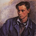 Portrait of the son Alexander, Zinaida Serebryakova