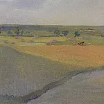 The fields. Neskuchnoye, Zinaida Serebryakova