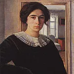Portrait of E. K. Lansere, Zinaida Serebryakova