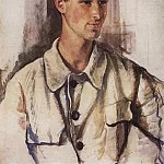 Portrait of V. M. Dukelsky, Zinaida Serebryakova