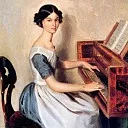Nadezhda P. Zhdanovich at the Piano