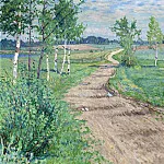 A country path, Nikolai Petrovich Bogdanov-Belsky
