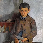 The little messenger, Nikolai Petrovich Bogdanov-Belsky