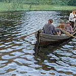 On the lake, Nikolai Petrovich Bogdanov-Belsky