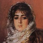 Константин Егорович Маковский - Жена художника, Ю. П. Маковская