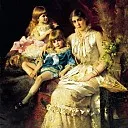 Константин Егорович Маковский - Семейный портрет