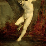 Young Zephyr Swinging Above the Water, study, Pierre-Paul Prud’hon