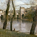 The Bridge of Mantes, Jean-Baptiste-Camille Corot