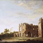 Маурицхёйс - Кейп, Альберт - Пейзаж с руинами рейнсбургского аббатства близ Лейдена