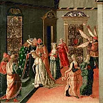 Part 4 Louvre - Jacopo del Sellaio (c. 1441-1493) -- The Coronation of Esther by Ahasuerus