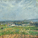 Landscape in Pontoise, Camille Pissarro