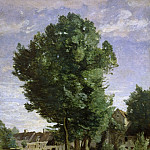 Village near Beauvais, Jean-Baptiste-Camille Corot