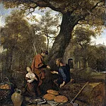 Steen, Jan Havicksz. -- Erysichthon verkoopt zijn dochter Mestra, 1650-1660, Rijksmuseum: part 3