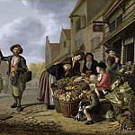 Овощная лавка «Покупатель», 1654, Ян Вик