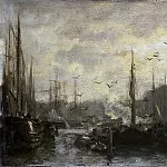 Maris, Jacob -- Havengezicht, 1887, Rijksmuseum: part 3