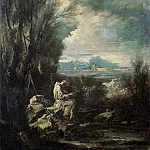 Magnasco, Alessandro -- Landschap met de heilige Bruno?, 1700-1749, Rijksmuseum: part 3