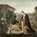 Sellaio, Jacopo del -- De aanbidding van het kind, 1485-1520, Rijksmuseum: part 3