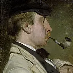 Maris, Matthijs -- Portret van Ludwig Casimir Sierig , schilder, 1856, Rijksmuseum: part 3