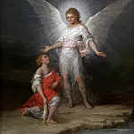 Part 6 Prado Museum - Goya y Lucientes, Francisco de -- Tobías y el ángel