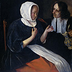Пьющая пара, 1660-1679, Ян Вик
