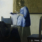 Brieflezende vrouw, 1662-1663, Johannes Vermeer