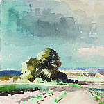 Edward Seago Landscape near Summerton Norfolk 30204 20, Эдвард Мэтью Уорд