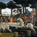 Botticelli, Sandro -- La historia de Nastagio degli Onesti , Part 5 Prado Museum