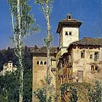 Rico y Ortega, Martín -- La Torre de las Damas en la Alhambra de Granada, Part 5 Prado Museum