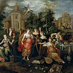 Lisaert, Pieter -- Las vírgenes necias y las vírgenes prudentes, Part 5 Prado Museum