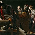 Tournier, Nicolas -- La negación de San Pedro, Part 5 Prado Museum