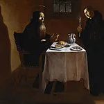 Rizi, Fray Juan Andrés -- La cena de San Benito, Part 5 Prado Museum