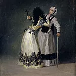 Goya y Lucientes, Francisco de -- La duquesa de Alba y su dueña, Part 5 Prado Museum