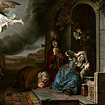 Ангел покидает Товию с семьей (103х131 см) 1649, Ян Вик