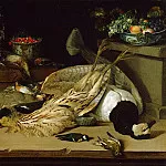 J. Paul Getty Museum - Berge Christophel van den (Middelburg c.1590 - c.1642) - Still life with a dead bird (72x100 cm) 1624