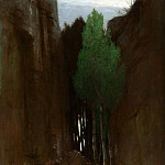 Spring in a Narrow Gorge (86x61 cm) 1881, Arnold Böcklin