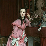 Portrait of the Marquise Miramont, née Thérèse Feillant (128x76 cm) 1866, Jacques Joseph Tissot