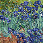 Irises (95x115 cm) 1889, Vincent van Gogh