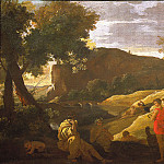 NICOLAS POUSSIN вЂњAn Arcadian Landscape with stories from the legends of Pan and BacchusвЂќ 33380 316, Nicolas Poussin