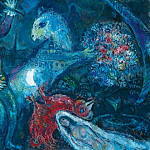 Marc CHAGALL La nuit enchantГ©e 40790 1146, Marc Chagall