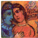 Marc CHAGALL Le couple au cirque 40671 1146, Marc Chagall