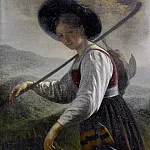 Рейксмузеум: часть 2 - Корнелис Сельс -- Швейцарская крестьянка 1820-1821