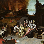 De verzoeking van de heilige Antonius de Heremiet, 1530-1600, Hieronymus Bosch