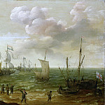 Корабли у побережья, 1628, Адам Виллерс