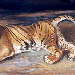 часть 6 Лувр - Бари, Антуан-Луи (Париж 1795-1875) -- Отдыхающий тигр