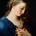 часть 6 Лувр - Батони, Помпео Джироламо (1708 Лукка - 1787 Рим) -- Мадонна Благовещения