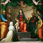 часть 6 Лувр - Бартоломео, Фра (Баччо делла Порта) (Флоренция 1472-1517) -- Мистическое обручение святой Екатерины Сиенской