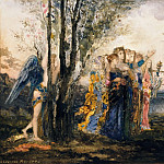 Amor and the Muses, Gustave Moreau