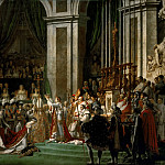The Coronation of the Napoleon and Joséphine in Notre-Dame Cathedral on December 2, 1804, Jacques-Louis David