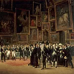 часть 2 Лувр - Хейм, Франсуа-Жозеф (1787 Бельфор - 1865 Париж) -- Карл X награждает призеров Салона 1824 года